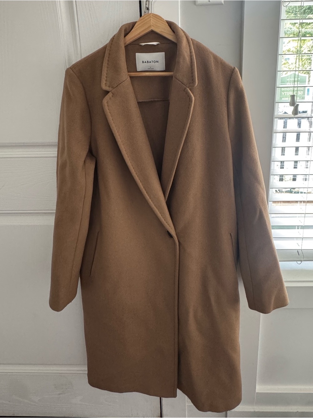 Aritzia babaton wool coat size large